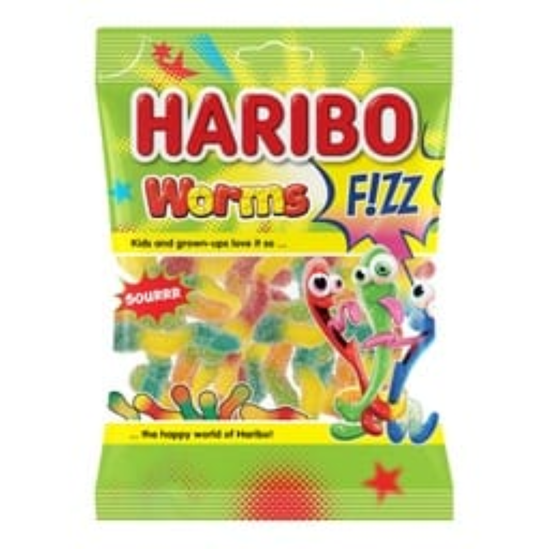 HARIBO WORMS FIZZ 70G